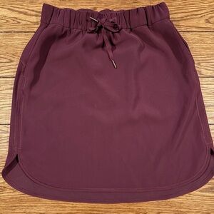 Lululemon Golf Maroon Skirt